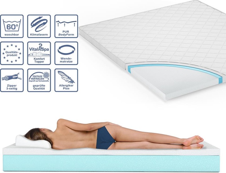 Actual product image VitaliSpa Top (140 x 200 x 6 cm)