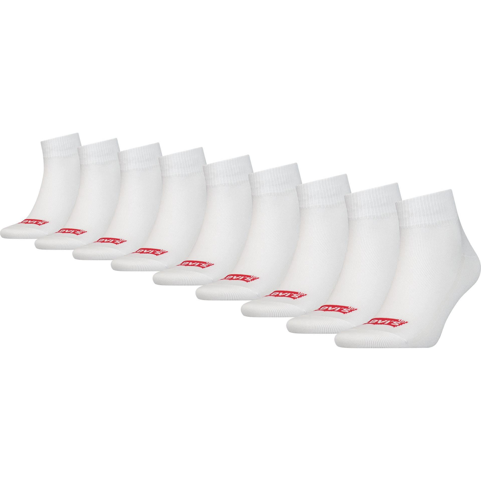 Levis, Herren, Socken, Socken Sportlich, Weiss, (9er Pack, 35 - 38)