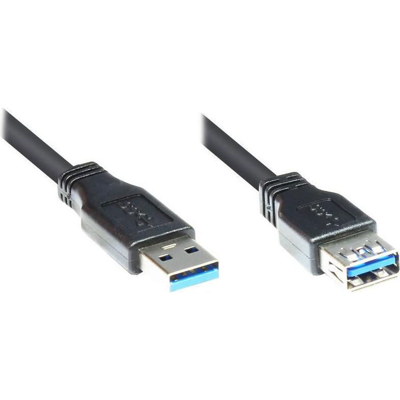 Good Connections USB 3.0 Verlängerungskabel (5 m, USB 3.2 Gen 1), USB Kabel