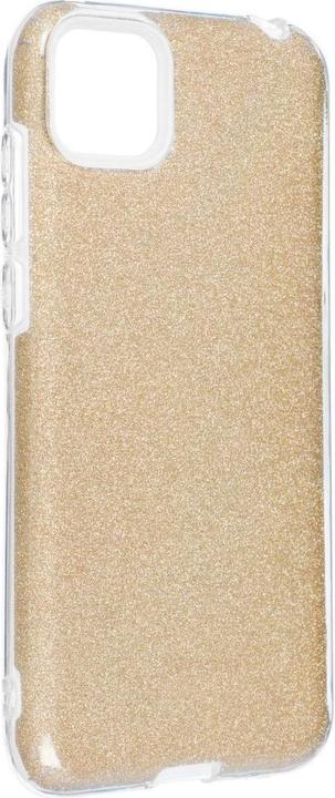 Actual product image König Design Mobile Phone Case for Huawei Y5p Protective Case Cover Bumper Shell Glitter Frame Gold New (Huawei Y5p)