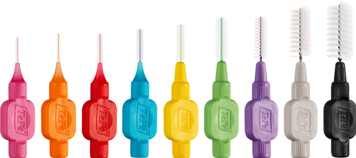 Actual product image TePe Interdental brushes Original Mixed Pack ISO 0-7 (8 x, 1.30 mm)