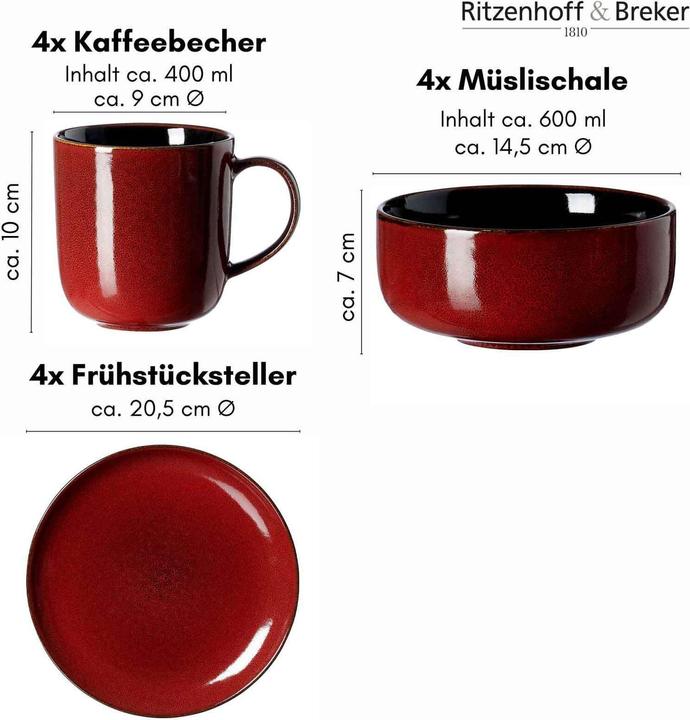 Produktbild Ritzenhoff & Breker Gambia (12 Stk.)