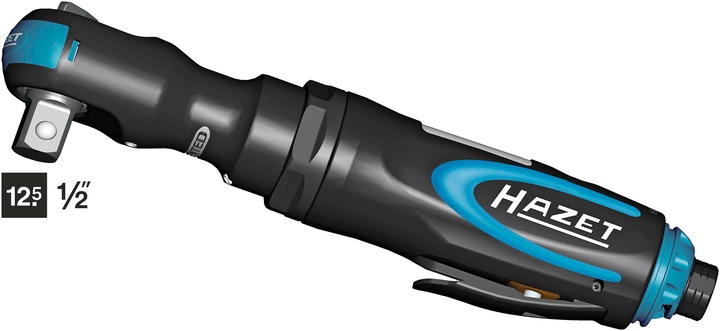 Immagine prodotto HAZET Avvitatore a cricchetto 9022P-2 ∙ Attacco quadro, massiccio, 12,5 mm (1/2 di pollice) (1/2")