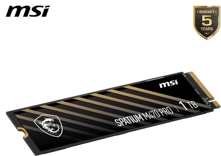 Actual product image MSI Spatium M470 Pro (1000 GB, M.2 2280)