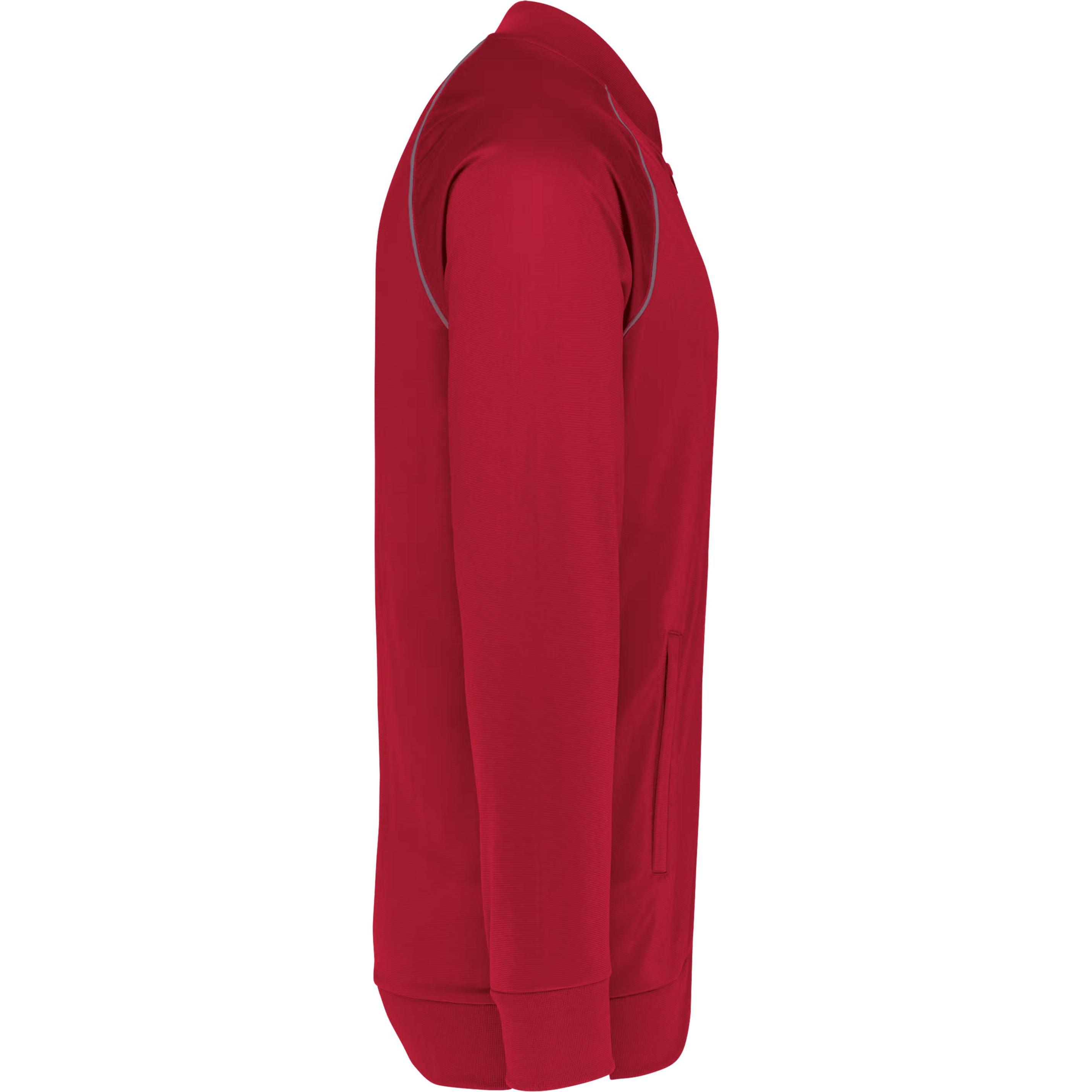 Proact, Herren, Pullover, Sweatjacke mit Reissverschluss und Einfassung, Rot, (M)