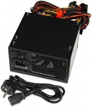 Actual product image iBox CUBE II 700W APFC 12CM FAN Juodas EDITION power supply (700 W)