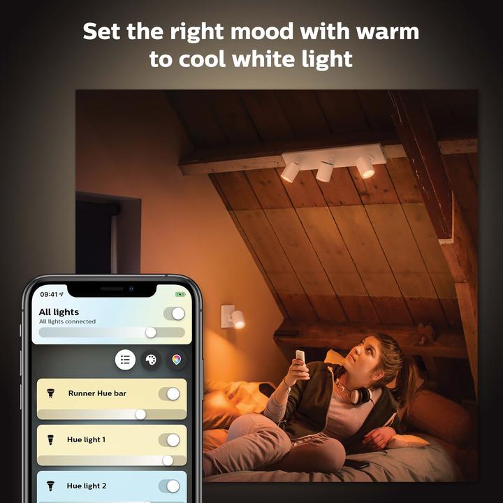 Productafbeelding Philips Hue Witte sfeerloper (1200 lm, GU10)