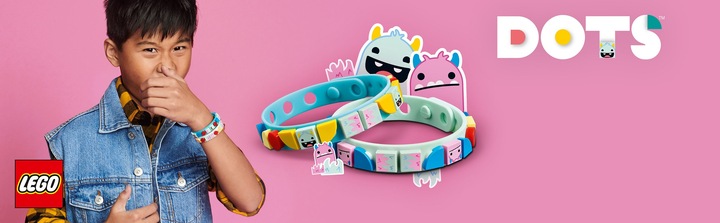 Immagine prodotto LEGO Braccialetti dell'amicizia con i mostri (41923, LEGO Dots)