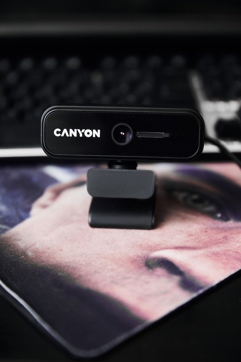 Produktbild Canyon C2N 1080P full HD 2.0Mega fixed focus webcam with USB2.0 connector, 360 degree rotary view sc (2 Mpx)