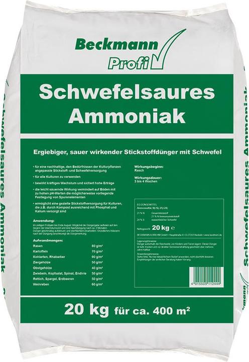 Produktbild Beckmann Schwefelsaures Ammoniak (20 kg)