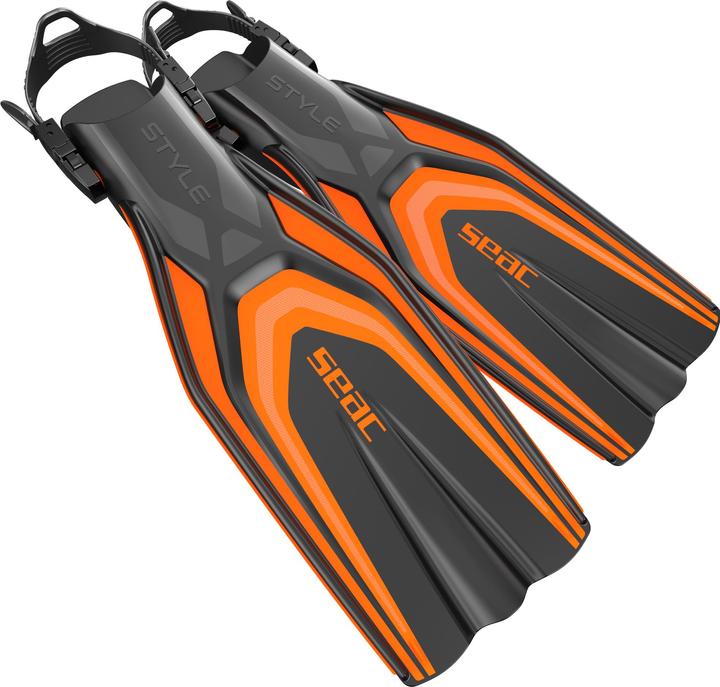 Actual product image Seac Device Fin Style Orange S/S
