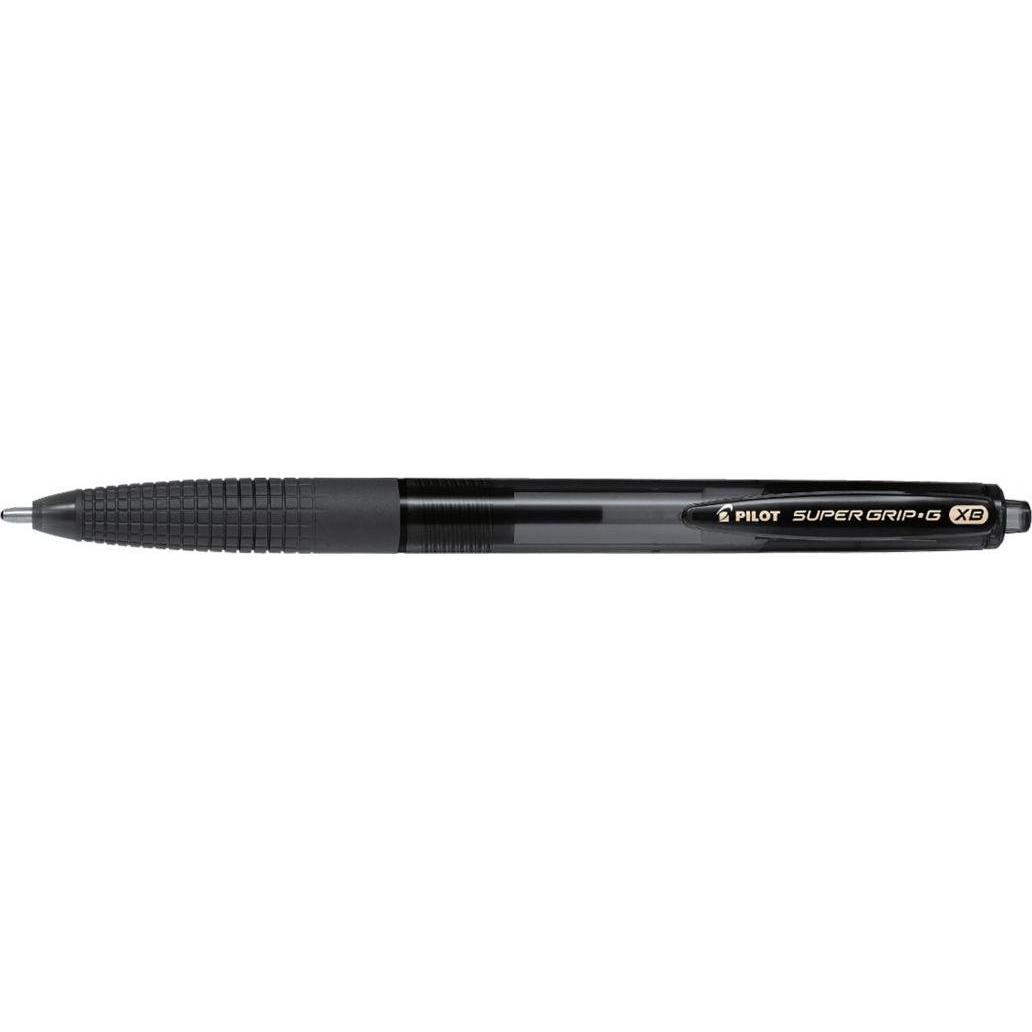 Pilot, Schreibstifte, Druckkugelschreiber SUPER GRIP G, schwarz (Schwarz, 1 x)