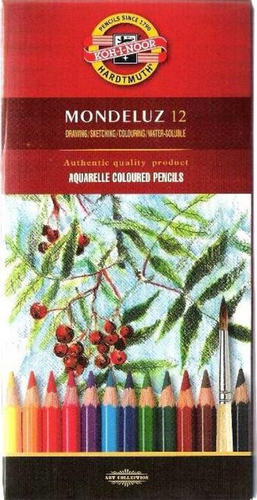 Actual product image Koh-i-Noor Watercolour pencils Mondeluz 12 sp (12x)