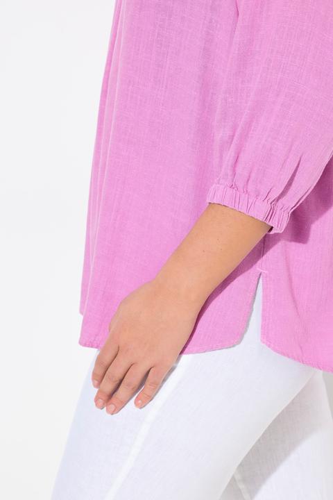 Actual product image Ulla Popken Linen Blend Blouse (58)
