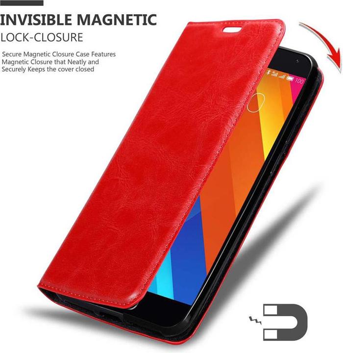 Actual product image Cadorabo Book Invisible Magnet Cover (Meizu MX5)
