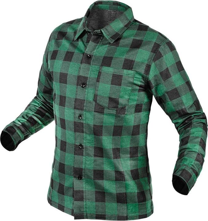 Immagine prodotto Neo Camicia di flanella, verde, taglia XXL (XXL)