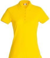 Produktbild Clique Damen Poloshirt Basic 028231, Baumwolle, zitrone, Grösse S (S)
