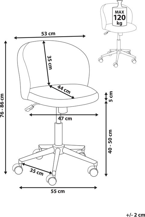 Actual product image Beliani Miles (45 - 55 cm)