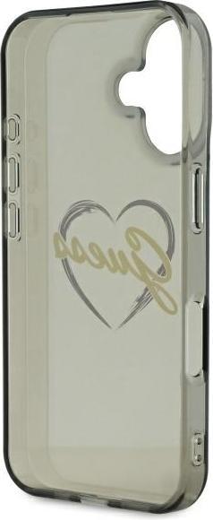 Produktbild Guess GUHCP16SHCHGSPK iPhone 16 6.1" czarny/black hardcase IML Heart (Apple iPhone 16)