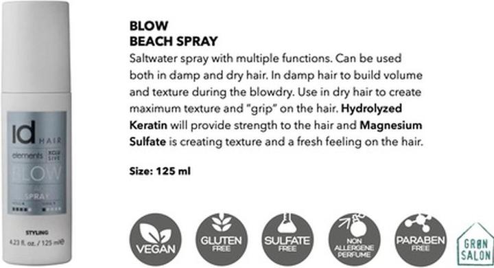 Image du produit IdHair Elements Xclusive Beach Spray 125 ml (125 ml)