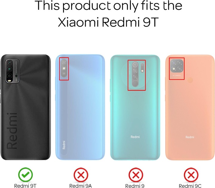 Actual product image Nalia Ring Silicone Cell Phone Case (Xiaomi Redmi 9T)