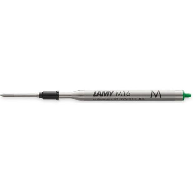 Thumbnail - Lamy, Ersatzpatrone, Mine M16 M grün Kugelschreiber-Grossraummine (Ersatzmine, Grün, 0.50 mm)