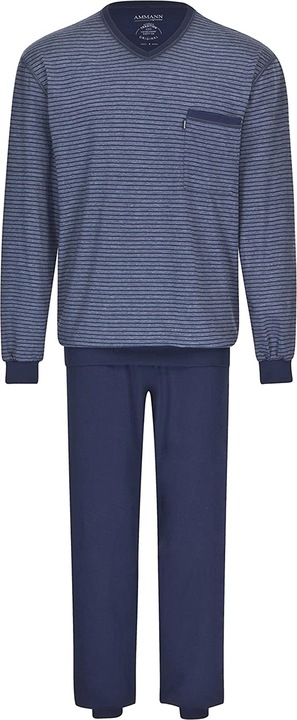 Image du produit Ammann Basic long Pyjama avec décolleté en V (52)