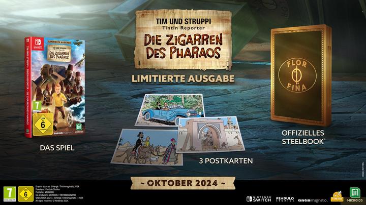 Actual product image astragon Tintin Reporter: Cigars of the Pharaoh SWITCH L.E. (Switch, Switch Lite, Switch OLED, DE)