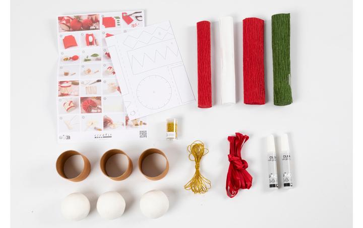 Immagine prodotto Creativ Company Set di palline di Natale in carta crespa