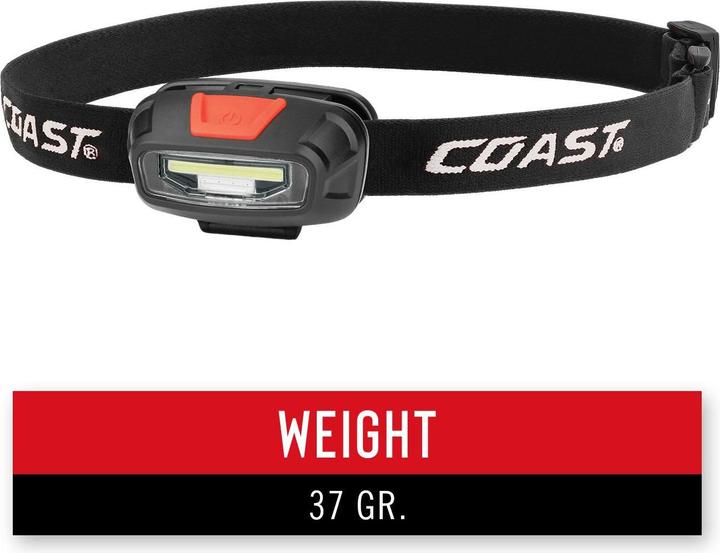 Produktbild Coast FL13R wiederaufladbare Stirnlampe mit rotem & weissem Licht 270 Lumen (270 lm)