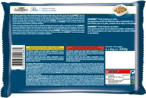 Produktbild Gourmet Perle Mini Filets in Sauce 4x85g (Adult, 4 Stk., 340 g)