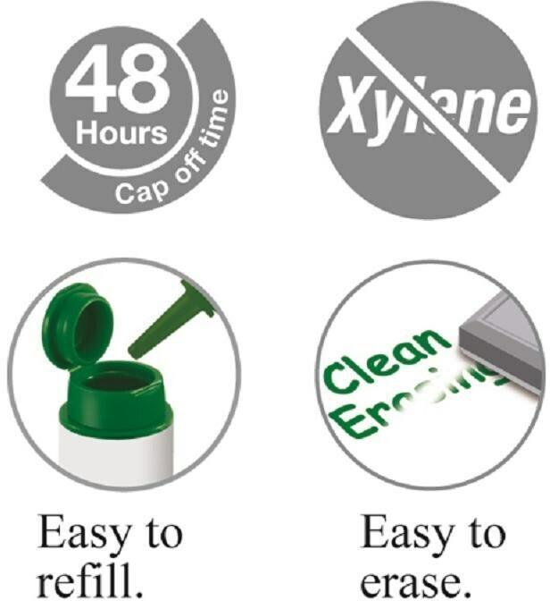 Image du produit Faber-Castell Marker Whiteboard W20 grün 10 Stück (Vert, 2 mm, 10 x)