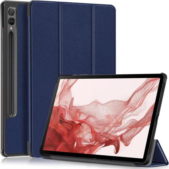 Cover-Discount Galaxy Tab S9+ - Tri-fold Smart Case blau (Galaxy Tab S9+, Galaxy Tab S10+)