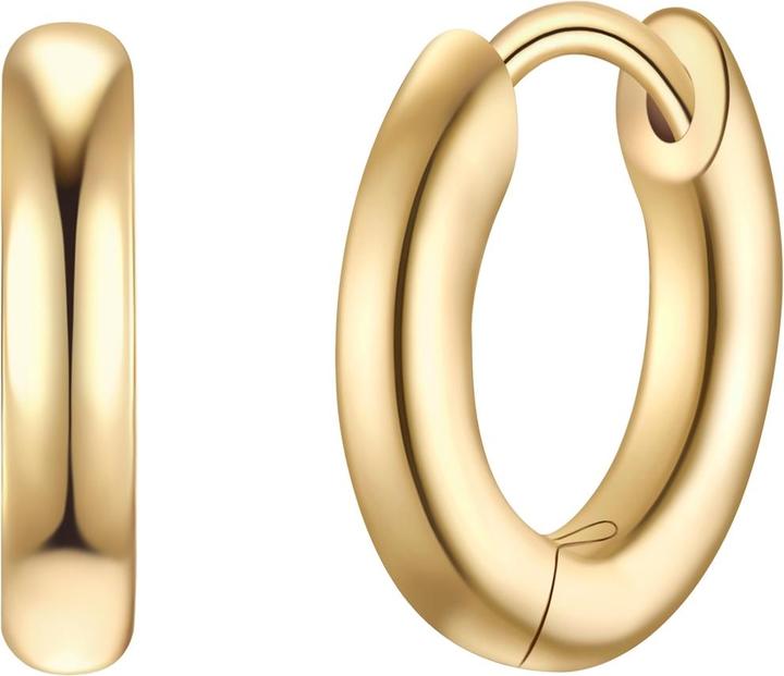 Immagine prodotto Glanzstücke München Creolen Sterling Silber gelbgold - 38234 (Argento)