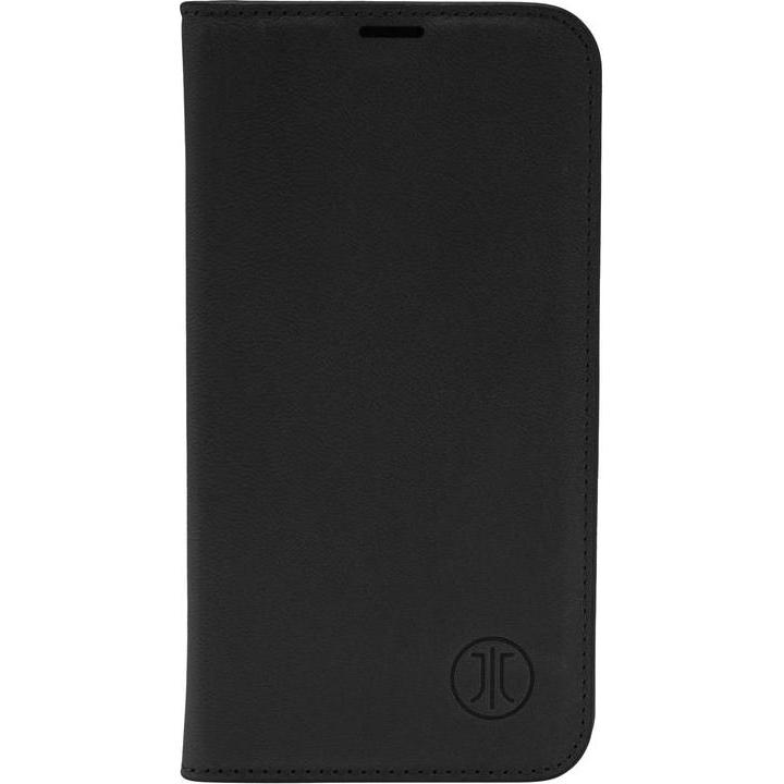 JT Berlin iPhone 15 Pro - Tegel Flip Case schwarz (Apple iPhone 15 Pro), Smartphone Hülle, Schwarz