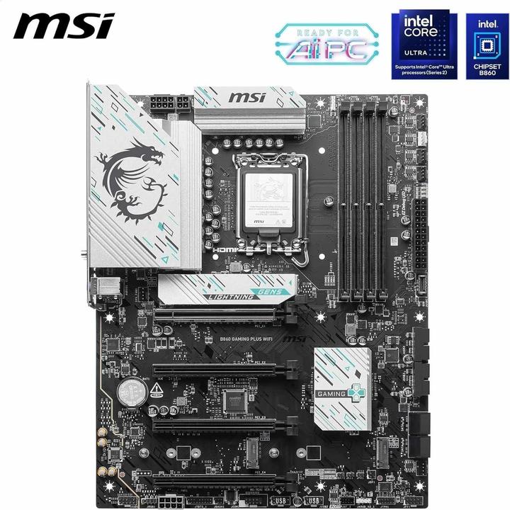 Produktbild MSI B860 GAMING PLUS WIFI (LGA 1851, Intel B860, ATX)