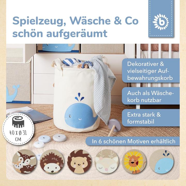 Image du produit Bieco Aufbewahrungskorb Wal