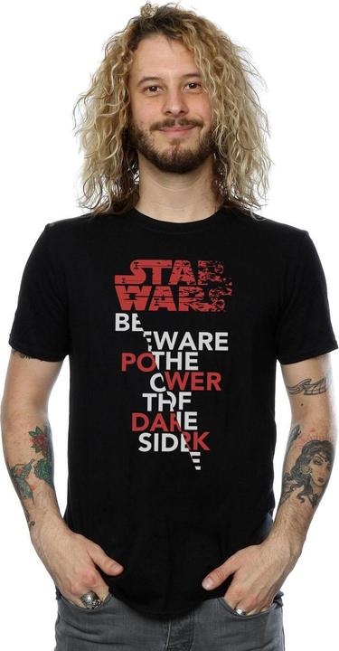 Actual product image Star Wars Mens The Last Jedi Power Of The Dark Side T-Shirt (L)