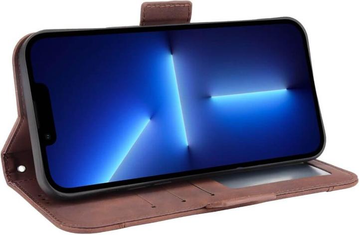 Actual product image Cover-Discount iPhone 14 Pro Max - Case with many card slots brown (Apple iPhone 14 Pro Max)