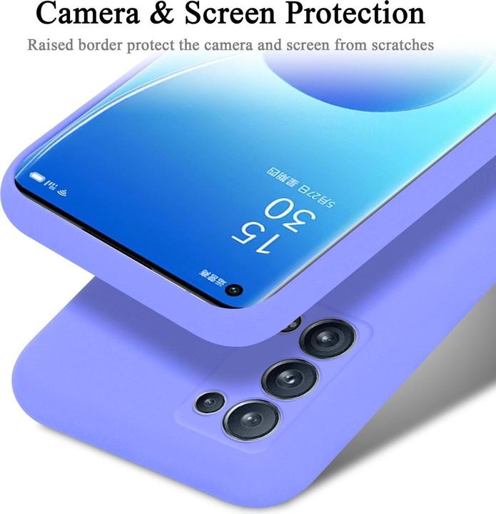 Actual product image Cadorabo Bumper TPU Liquid Silicone Case (Oppo Reno 6 Pro 5G)