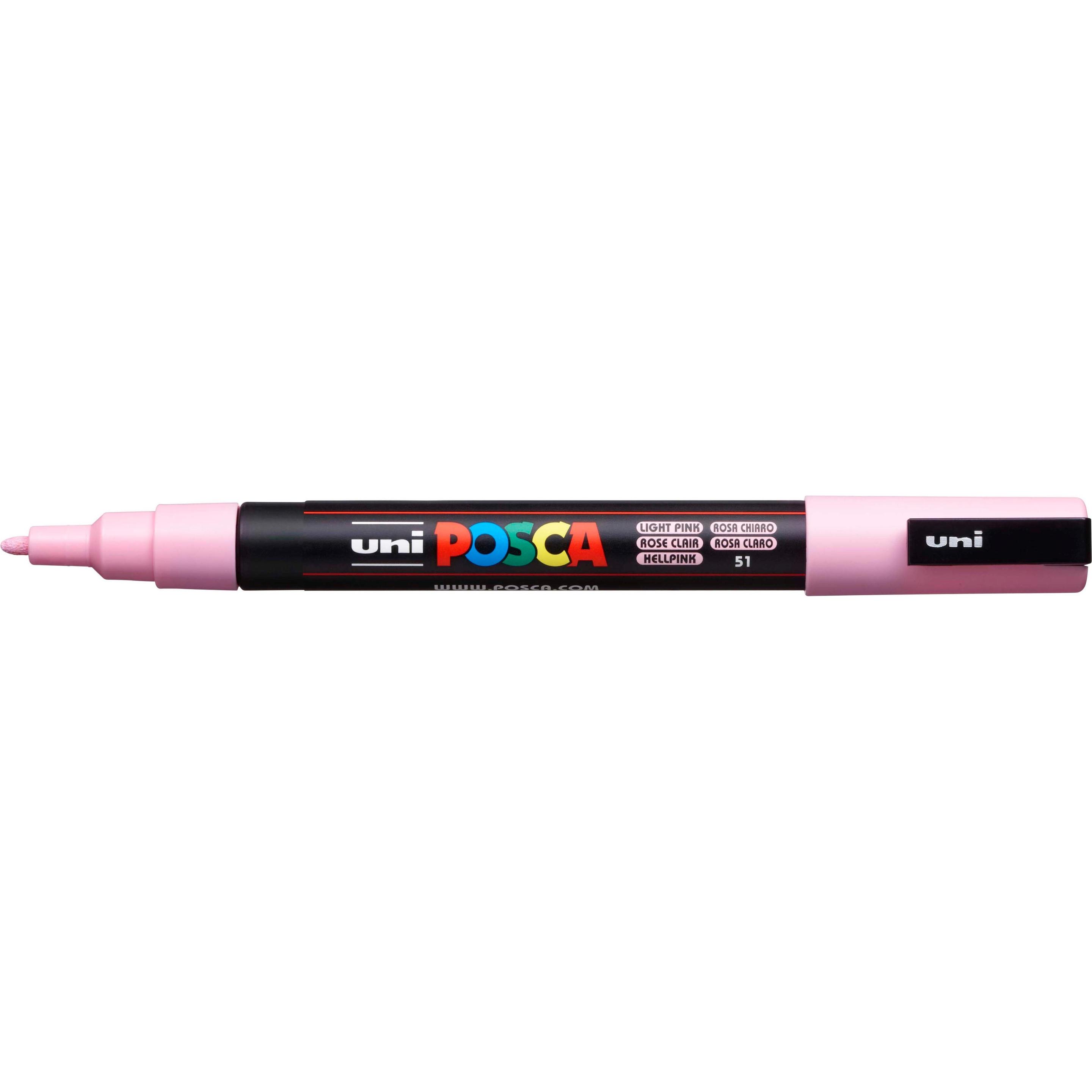 Thumbnail - 6x Posca, Marker, Marker PC-3M Rundspitze (Rosa, 1.30 mm, 1 x)