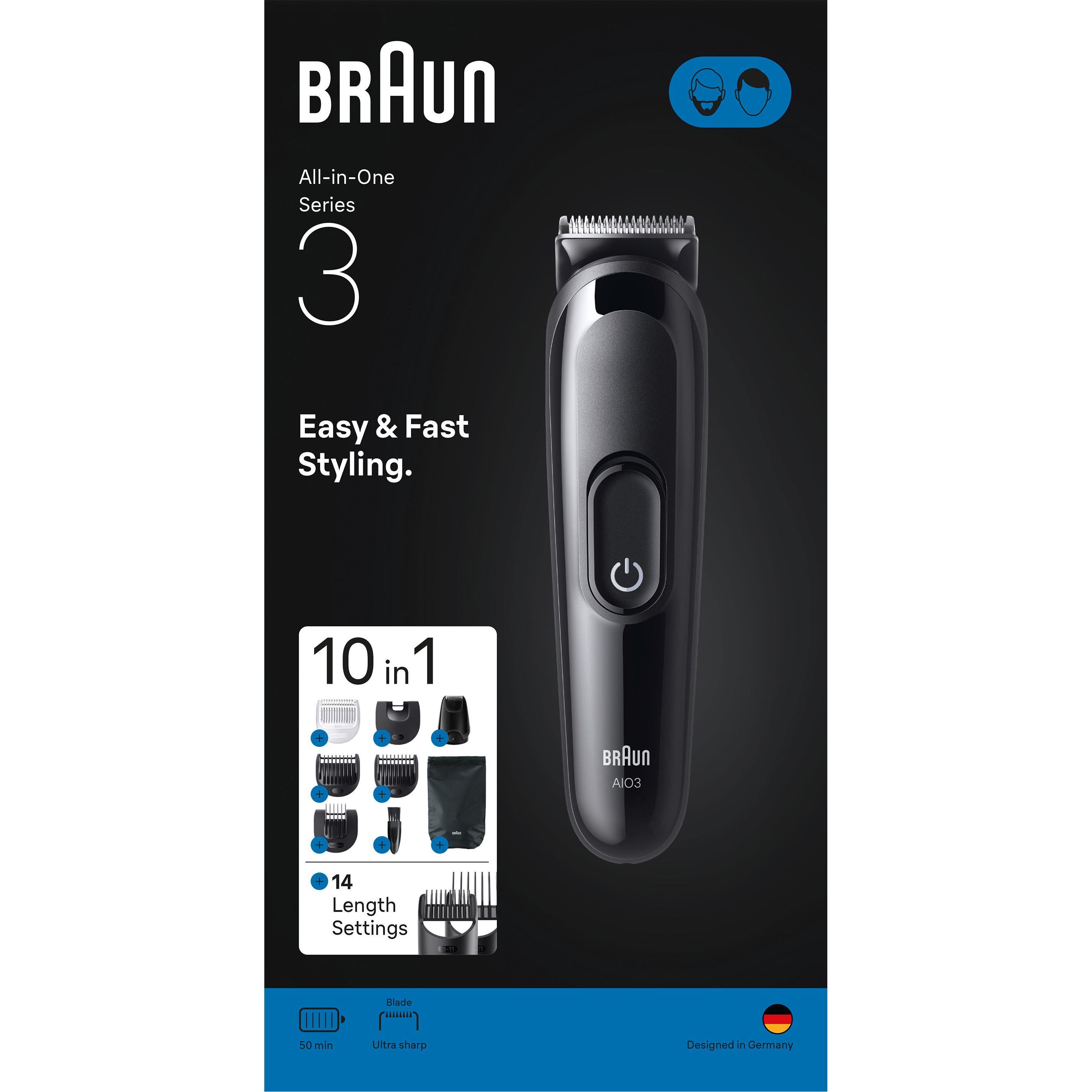 Thumbnail - Braun, Trimmer + Haarschneider, All-in-One Series 3