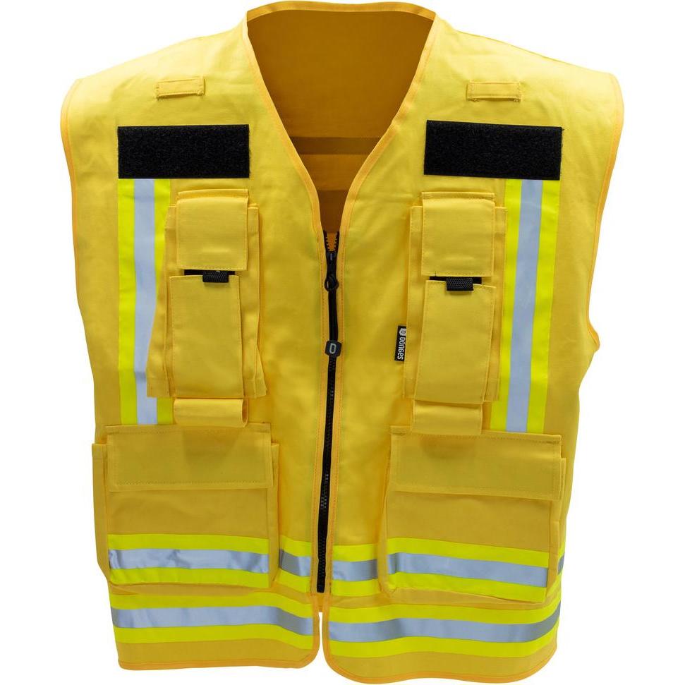 Dönges, Warnweste + Warnshirt, Kennzeichnungsweste, gelb (One Size)