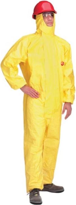 Actual product image Dupont Protective suit Tychem® 2000 C size XXL yellow PPE category III (XXL)