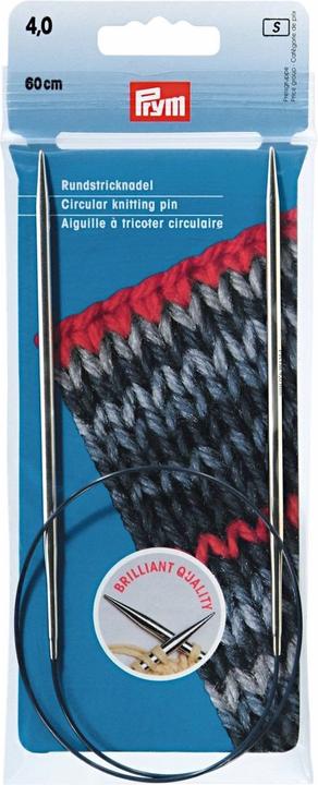 Produktbild Prym Rundstricknadel MS silber 80 cm 6,00 mm