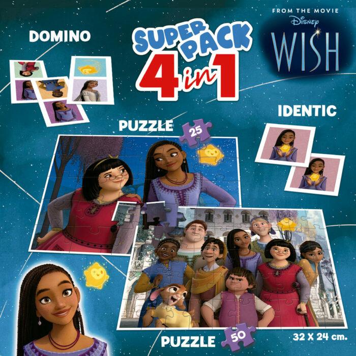 Thumbnail - Educa Superpack 4 In 1 Puzzle - Wish (80-19743) (75 Teile)
