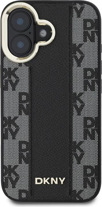 Actual product image DKNY DKHMP16SPCPVSLK iPhone 16 6.1" czarny/black hardcase Checkered Pattern Magsafe (Apple iPhone 16)
