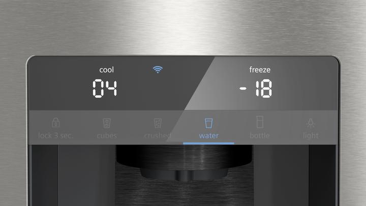 Immagine prodotto Siemens iQ500, frigorifero-congelatore combinato, multi-porta, 183 x 90,5 cm, acciaio inox anti-impronta (574 l)