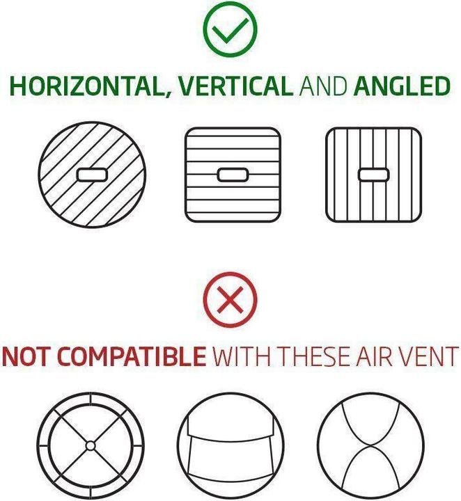 Actual product image Spigen H12 Vent Magnetic Car Mount Holder