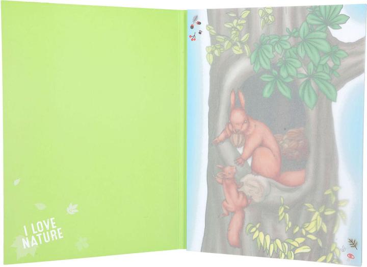 Produktbild Magni Copy & Colouring Book Wildtiere